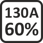 130 A 60%